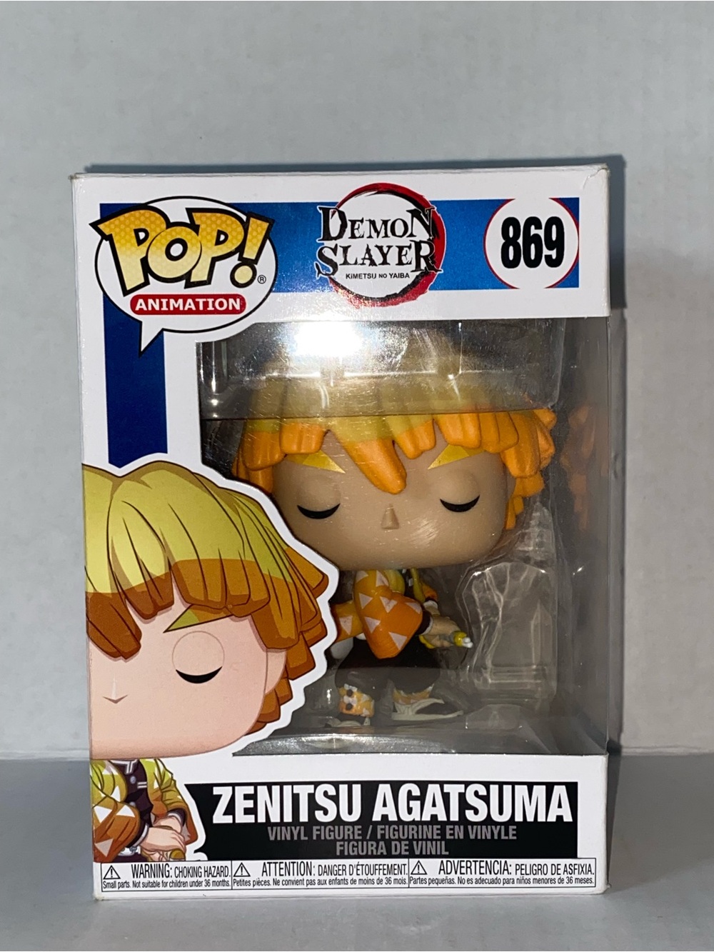 Funko Pop! Zenitsu Agatsuma Vinyl Figure - Yellow and Orange